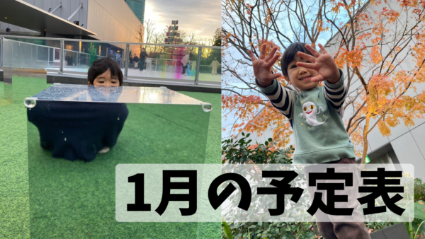 １月の予定表